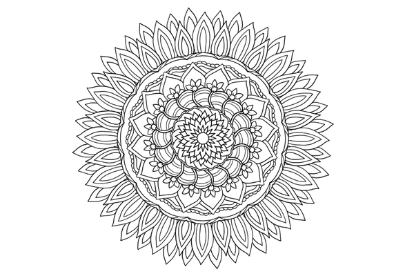 Mandala Fire petals