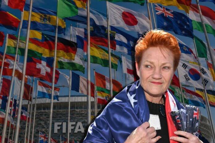 pauline hanson at fifa world cup