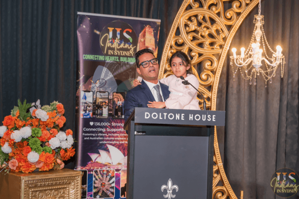 Nadeem Ahmed and child