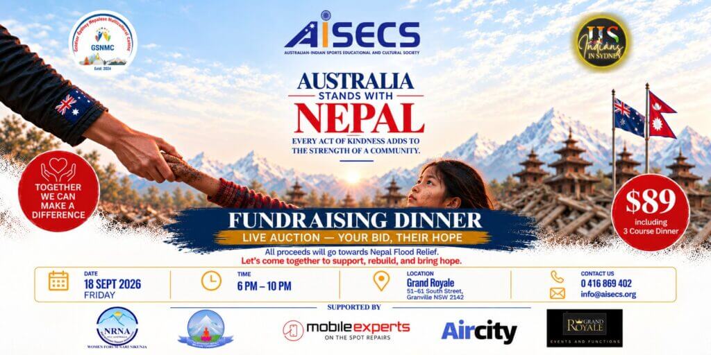 nepal fundraiser sydney