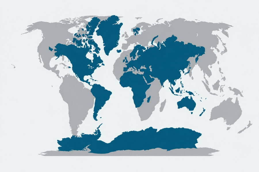 new vs old map projections
