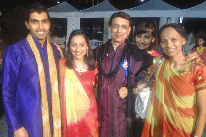 Garba with family