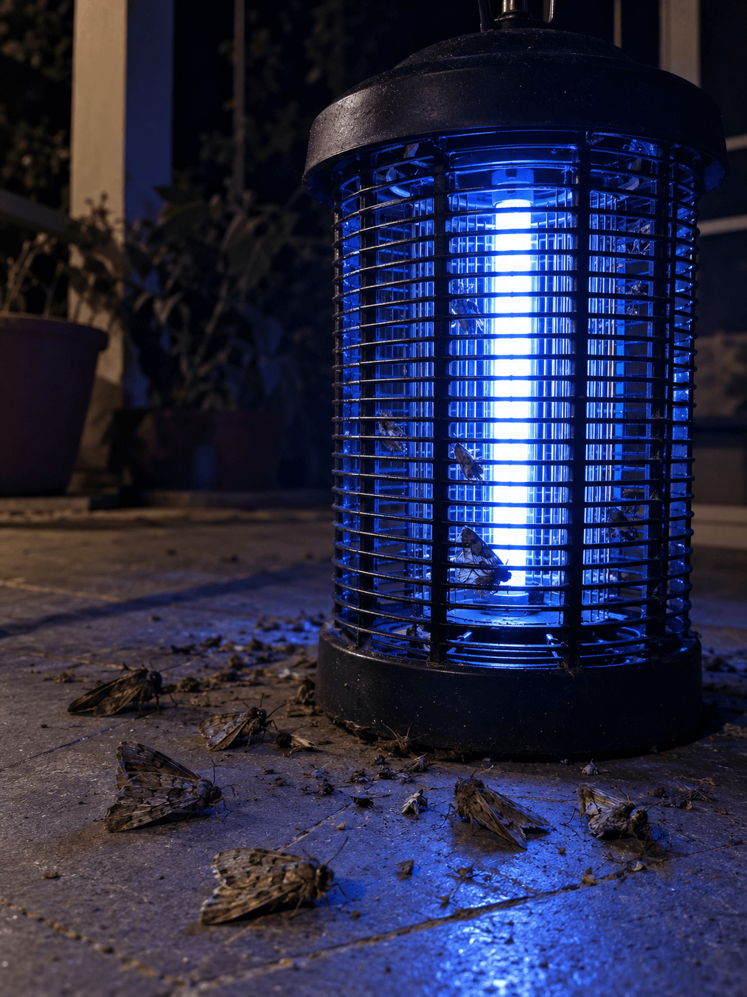bug zapper moths