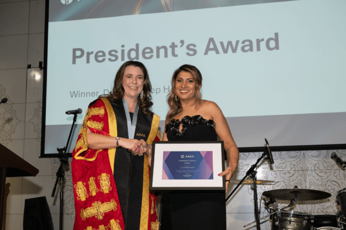amandeep hansra presidents award