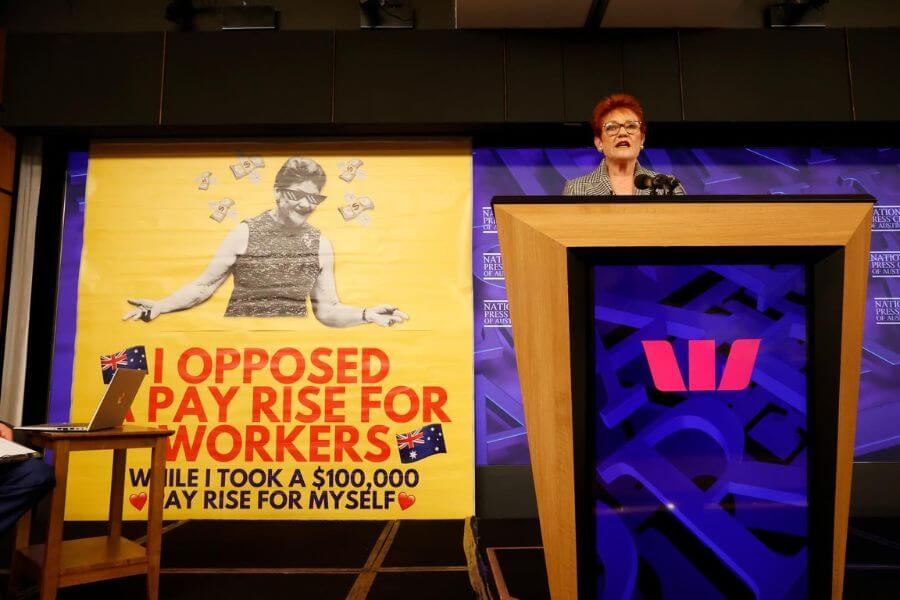 pauline hanson press club
